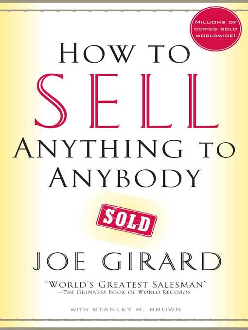 Title details for How to Sell Anything to Anybody by Joe Girard - Available